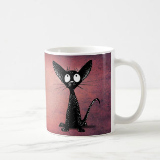 Niedliche lustige orientalische schwarze tasse