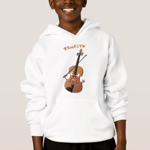 Niedliche lustige Violinmusikfigur Hoodie