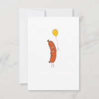 Niedliche lustige Wurst