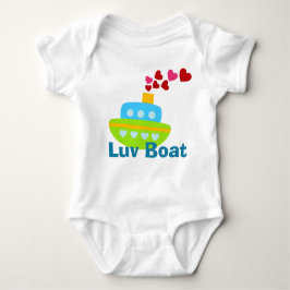 Niedliche Luv-Boote mit Herz Baby Strampler