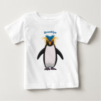 Niedliche Macaroni-Pinguin-Cartoon-Abbildung