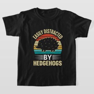 Niedliche Mädchen Igel Liebhaber T-Shirt