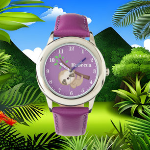 Niedliche Mädchen-Schlampe geben Namensaufzeichnun Armbanduhr