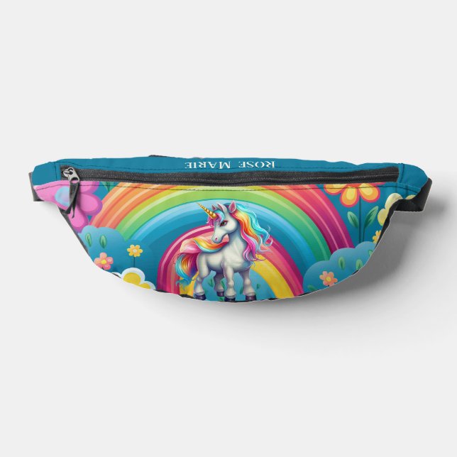 Niedliche Mädchen unicorn geben den Namen Bauchtasche (Ablage )