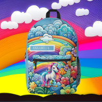 Niedliche Mädchen unicorn geben den Namen