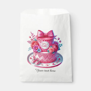Niedliche Mädchenbaby Geschenktütchen