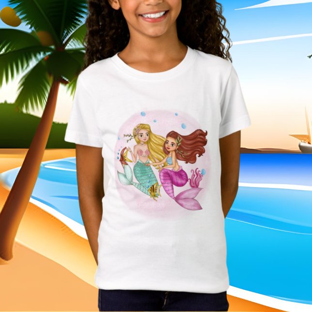 niedliche Mädels Strand T - Shirt (Von Creator hochgeladen)