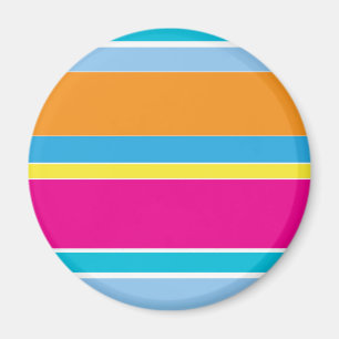 Niedliche magische, farbenfrohe Streifen Magnet