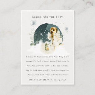 Niedliche magische Zauberbücher für Babydusche Begleitkarte