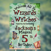 Niedliche Magische Zauberer und Hexen