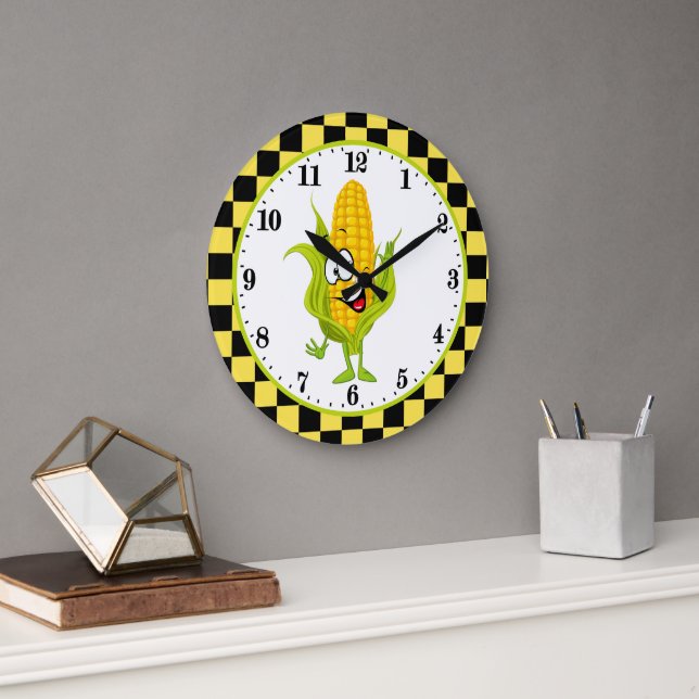 niedliche Maismauer Große Wanduhr (Büro)