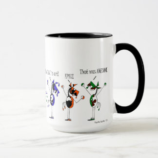 Niedliche Malerei malt PferdeCartoon Tasse