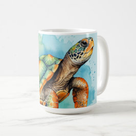 Niedliche Malerschildkröte Kaffeetasse