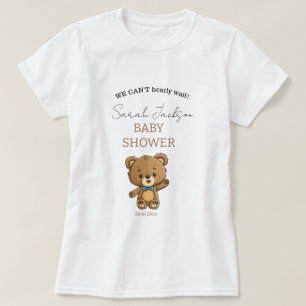 Niedliche Mama als Teddy Bear Baby Dusche T-Shirt