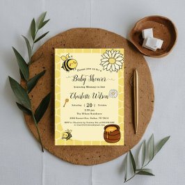 Niedliche Mama-Babydusche Einladung