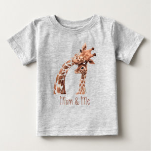 Niedliche Mama für Wasserfarben & Me Baby T-shirt