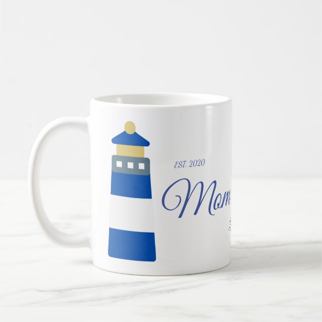 Niedliche Mama Herz Hummingbird Tasse Grüner Kaffe (Links)