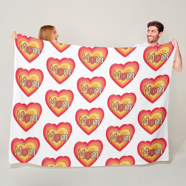 Niedliche Mama | Niedlicher Muttertag Fleecedecke (Beispiel)