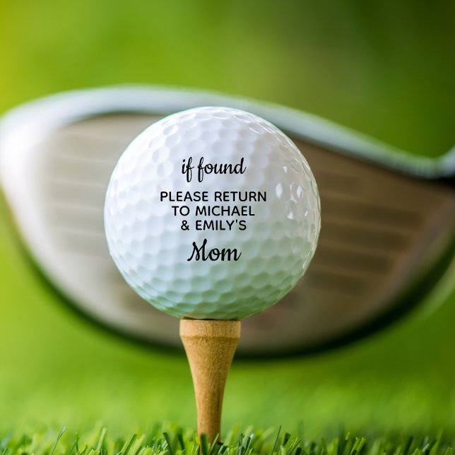Niedliche Mama Personalisierte Golfplätze Golfball (Von Creator hochgeladen)