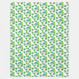 Niedliche Mama und Kinder Fleecedecke