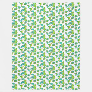 Niedliche Mama und Kinder Fleecedecke