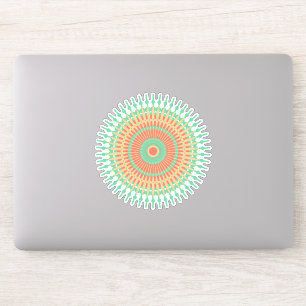 Niedliche Mandala Kunst Aufkleber