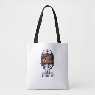 Niedliche Manga Black Nurse Karikatur Personalisie