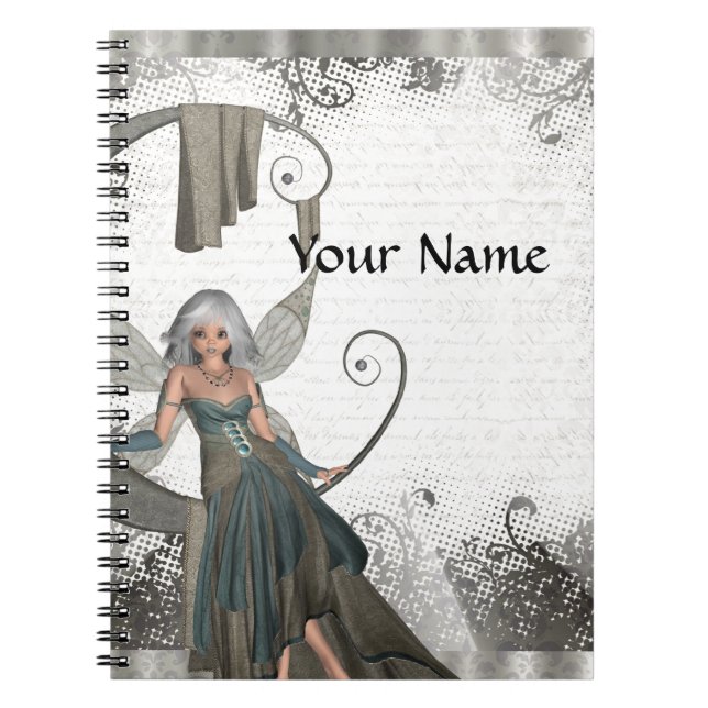 Niedliche manga Fee Notizblock (Vorderseite)