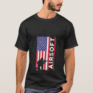 Niedliche Männerfreude Frauen Kinder Airsoft Pla T-Shirt