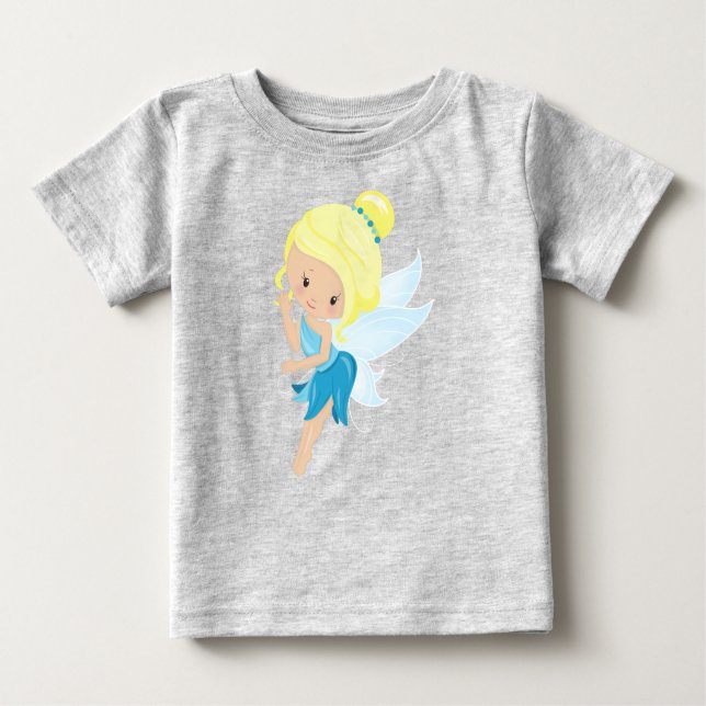 Niedliche Märchen, Zaubergebäck, Waldzucht, Blonde Baby T-shirt (Vorderseite)
