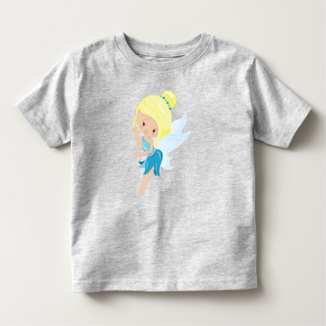 Niedliche Märchen, Zaubergebäck, Waldzucht, Blonde Kleinkind T-shirt (Vorderseite)