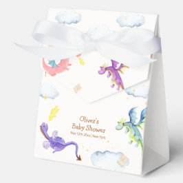 Niedliche Märchenmagic Dragon Babydusche Geschenkschachtel