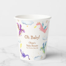 Niedliche Märchenmagic Dragon Babydusche