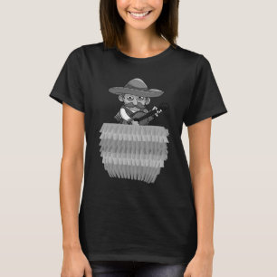 Niedliche Mariachi in Pocket Cinco de Mayo Women T-Shirt