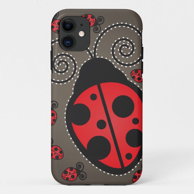 Niedliche Marienkäfer iPhone 5 Case-Mate kaum dort Hülle (Rückseite)