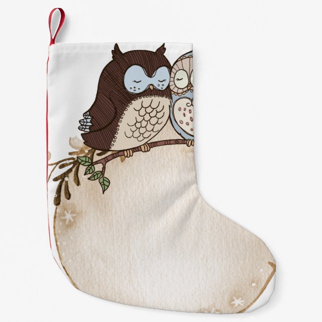 Niedliche Markierung für die Aquarellkeule Kleiner Weihnachtsstrumpf (Vorderseite)