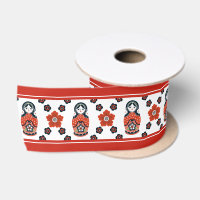 Niedliche Matryoshka Russische Nabeltrommel