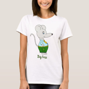 Niedliche Maus Big Boss T - Shirt