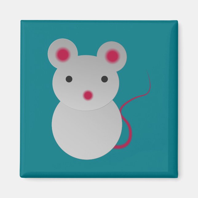 Niedliche Maus Magnet (Vorne)