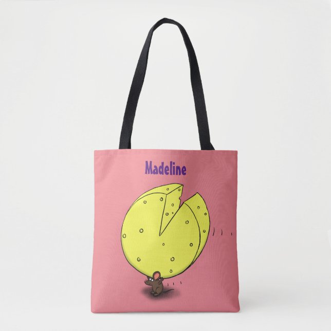 Niedliche Maus mit Cartoon-Abbildung (Vorderseite)