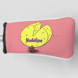 Niedliche Maus mit Cartoon-Abbildung Golf Headcover