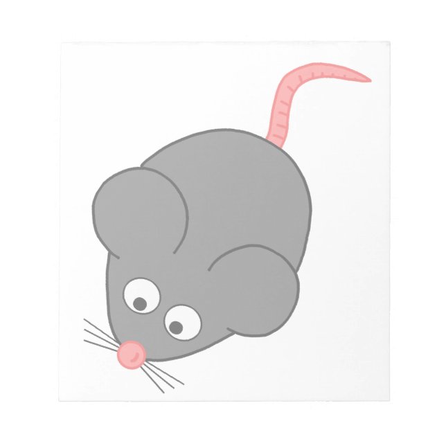 Niedliche Maus Notizblock (Vorderseite)