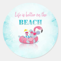 Niedliche Maus Stilvoller Strand