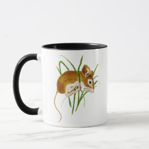 Niedliche Mäuse, Wasserfarbe Tierart der Maus Tasse