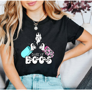 Niedliche medizinische Halloween-Dosis von Boos T-Shirt