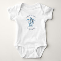 Niedliche Meeresschildkröte Einzigartige Art Baby