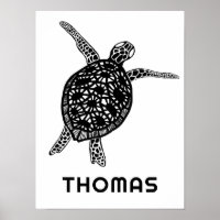 Niedliche Meeresschildkröte KUNSTBABYNAMEN Art