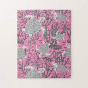 Niedliche Meeresschildkröten Puzzle