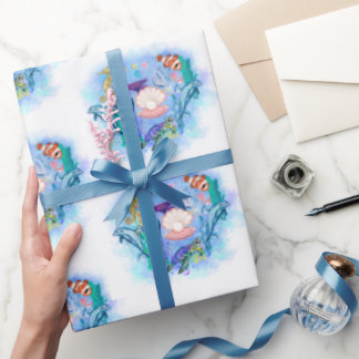 Niedliche Meerestiere Geschenkpapier