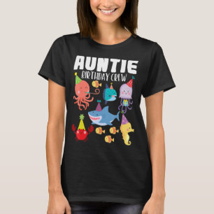 Niedliche Meerestiere Ozean Kreaturen Party Tante T-Shirt